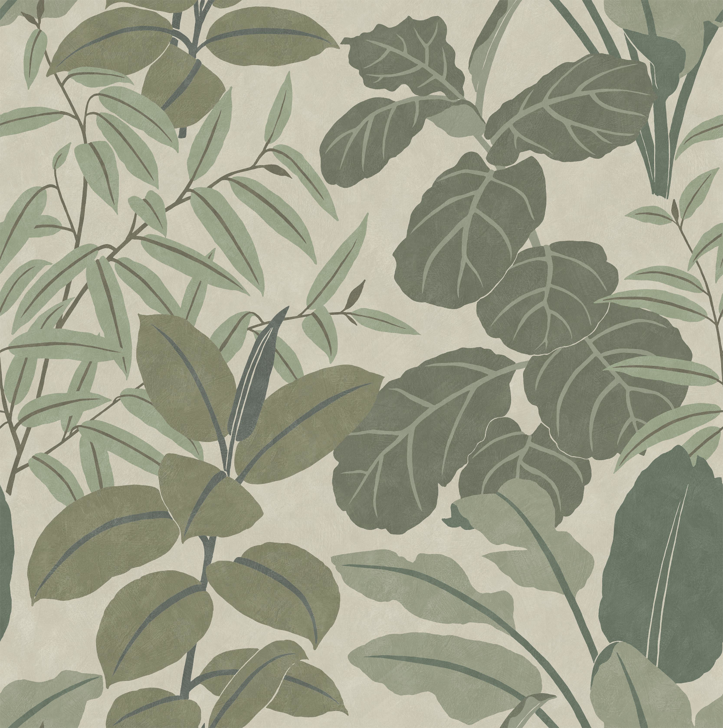 Wandbild Grand Leaves - 9628W