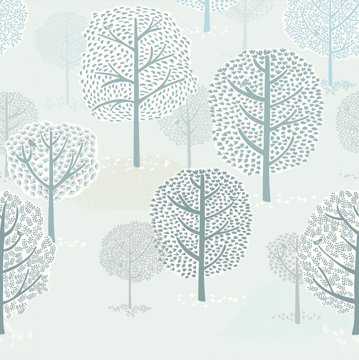 Tapete Forest Trees - 399117