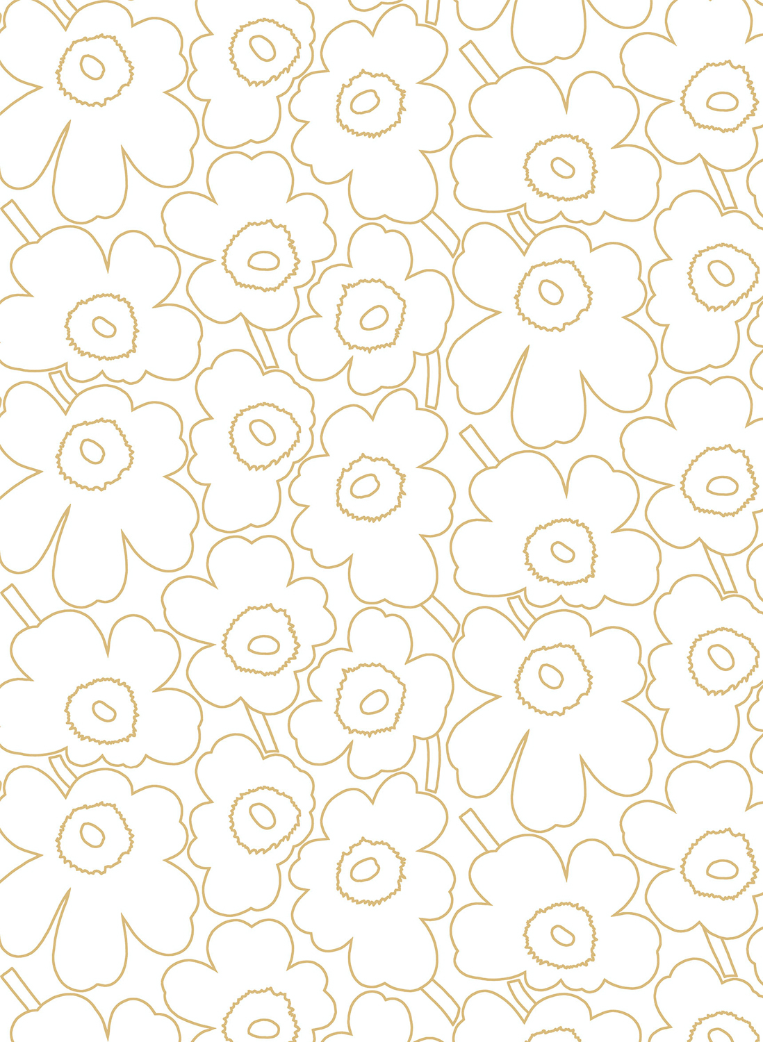 Tapete Piirto Unikko - 25912