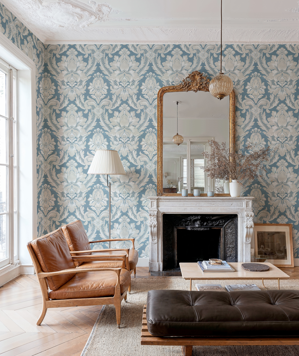 Tapete Venetian Damask - Sapphire