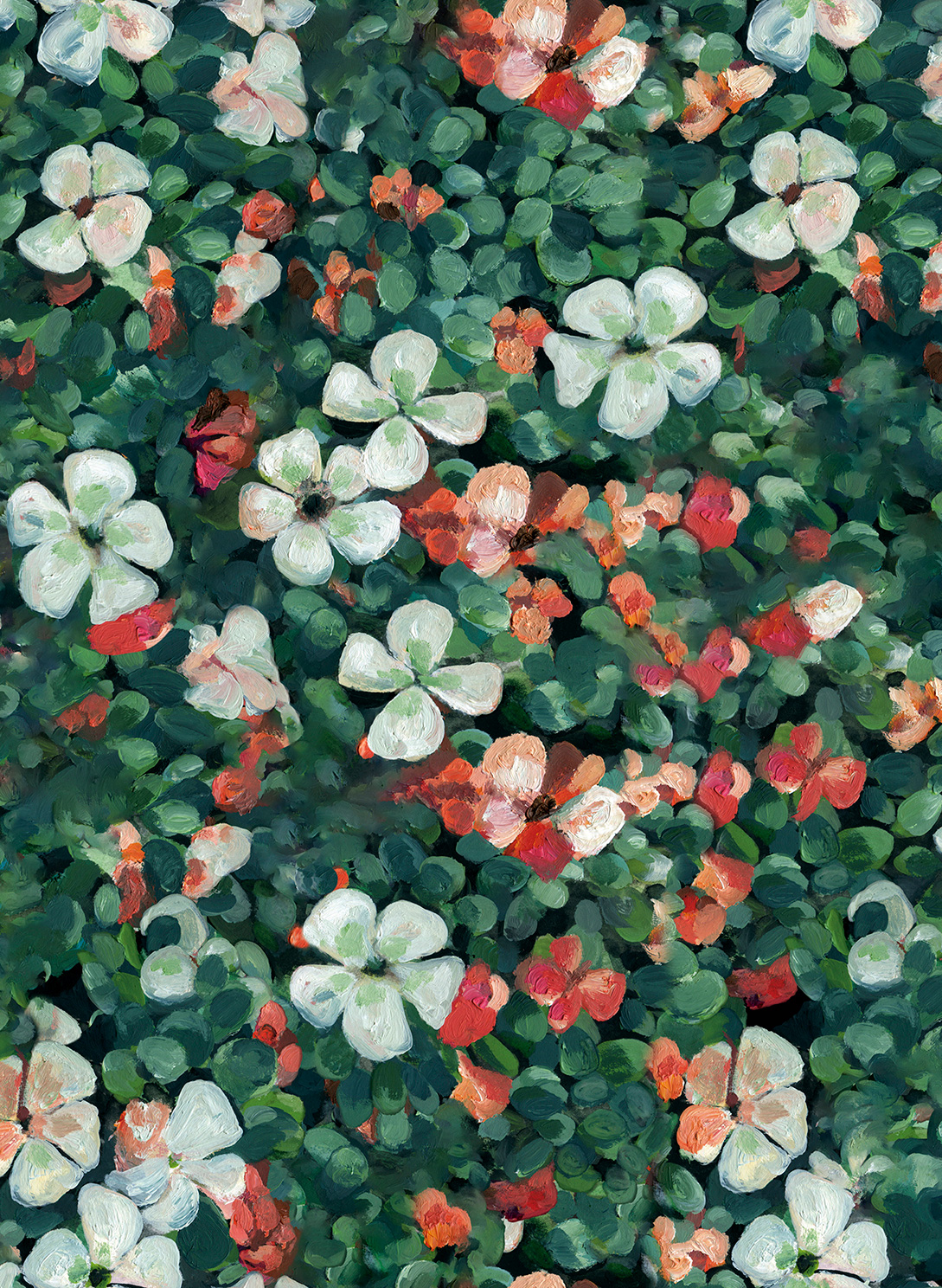 Tapete Floral Tapestry - Mint