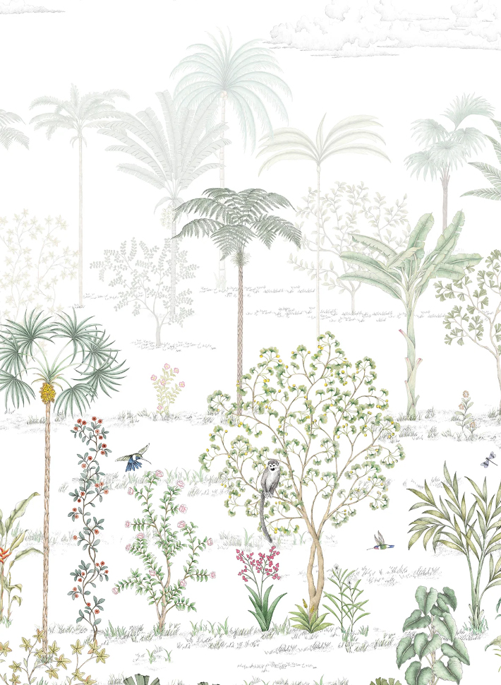 Papier peint Sur la route de Samarcande - Naturel Panel A