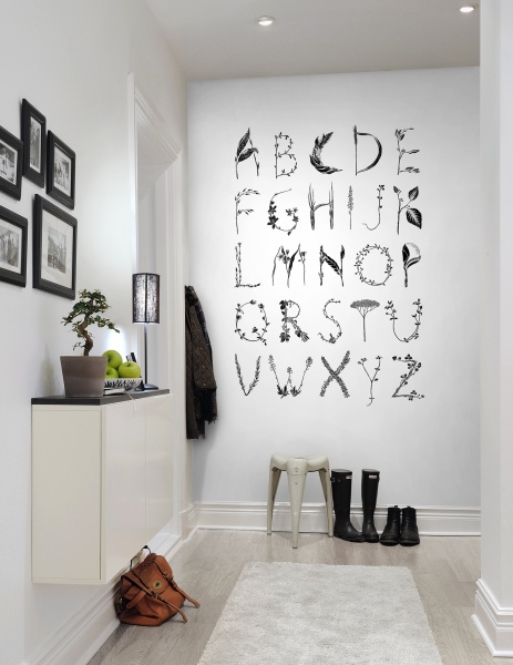 Wandbild ABC for the Spelling Bee - Black