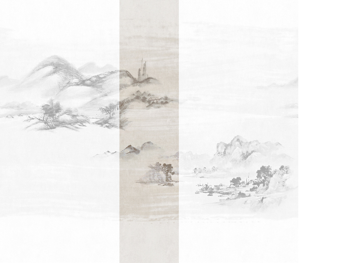 Wandbild Kawa - Neutral Panel 3