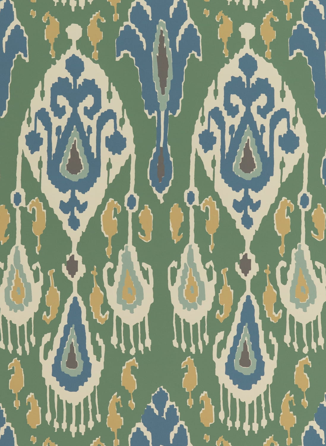 Tapete Ikat Bokhara - Emerald