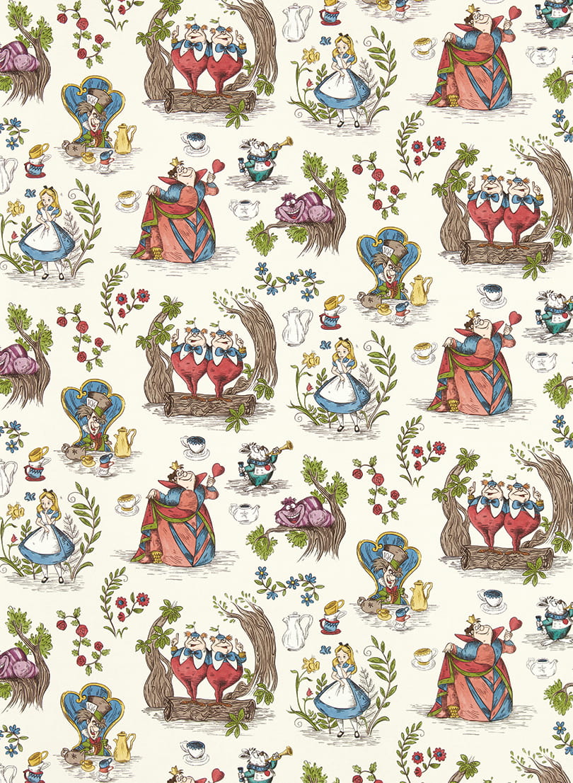 Tapete Alice in Wonderland - Hundreds & Thousands