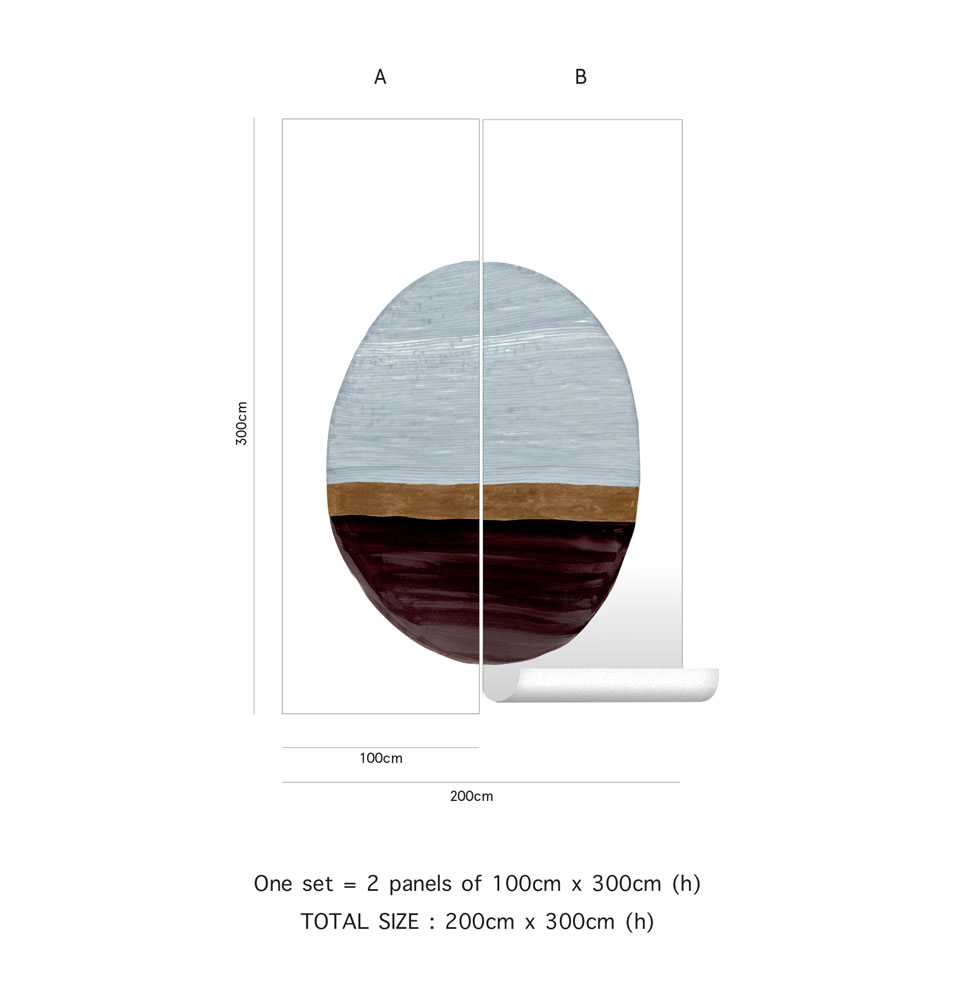 Wandbild Totem - Frost