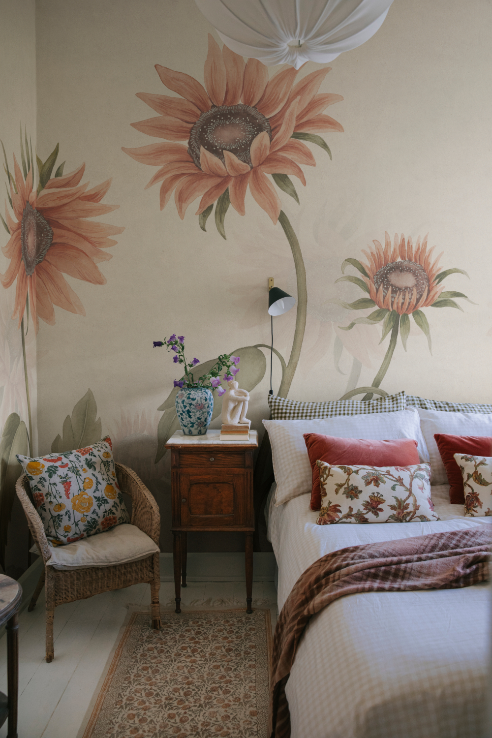 Wandbild Sunflowers - Peach