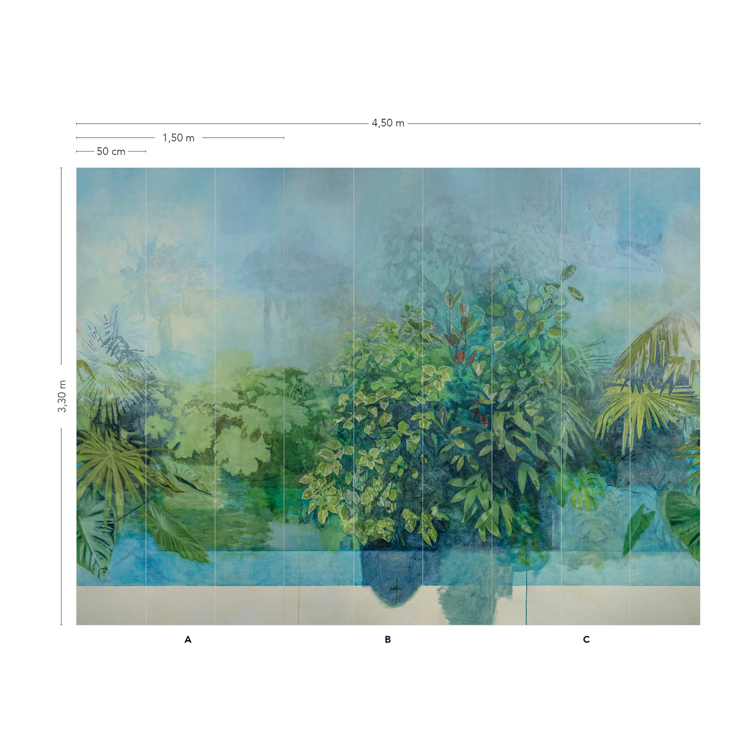 Wandbild Exploration - Panel C