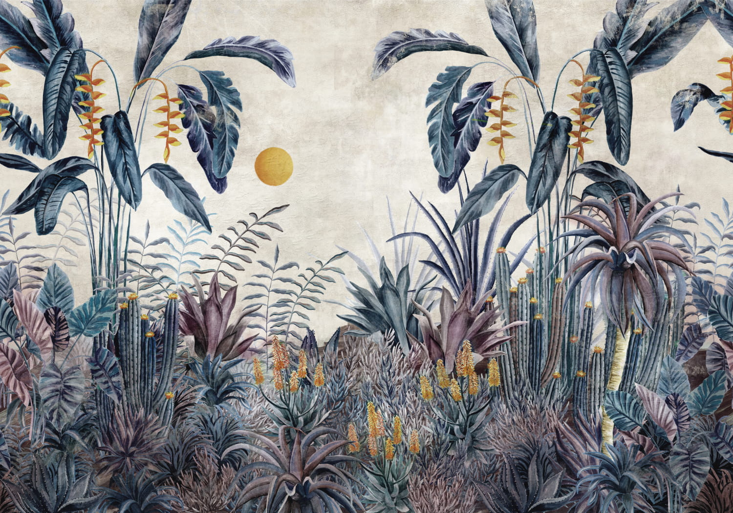 Wandbild Aduanero - Indigo