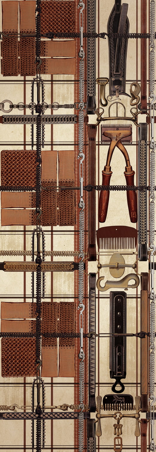 Tapete Harnessmakers Atelier - Brown