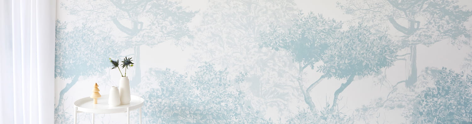 Wandbild Hua Trees - Blue