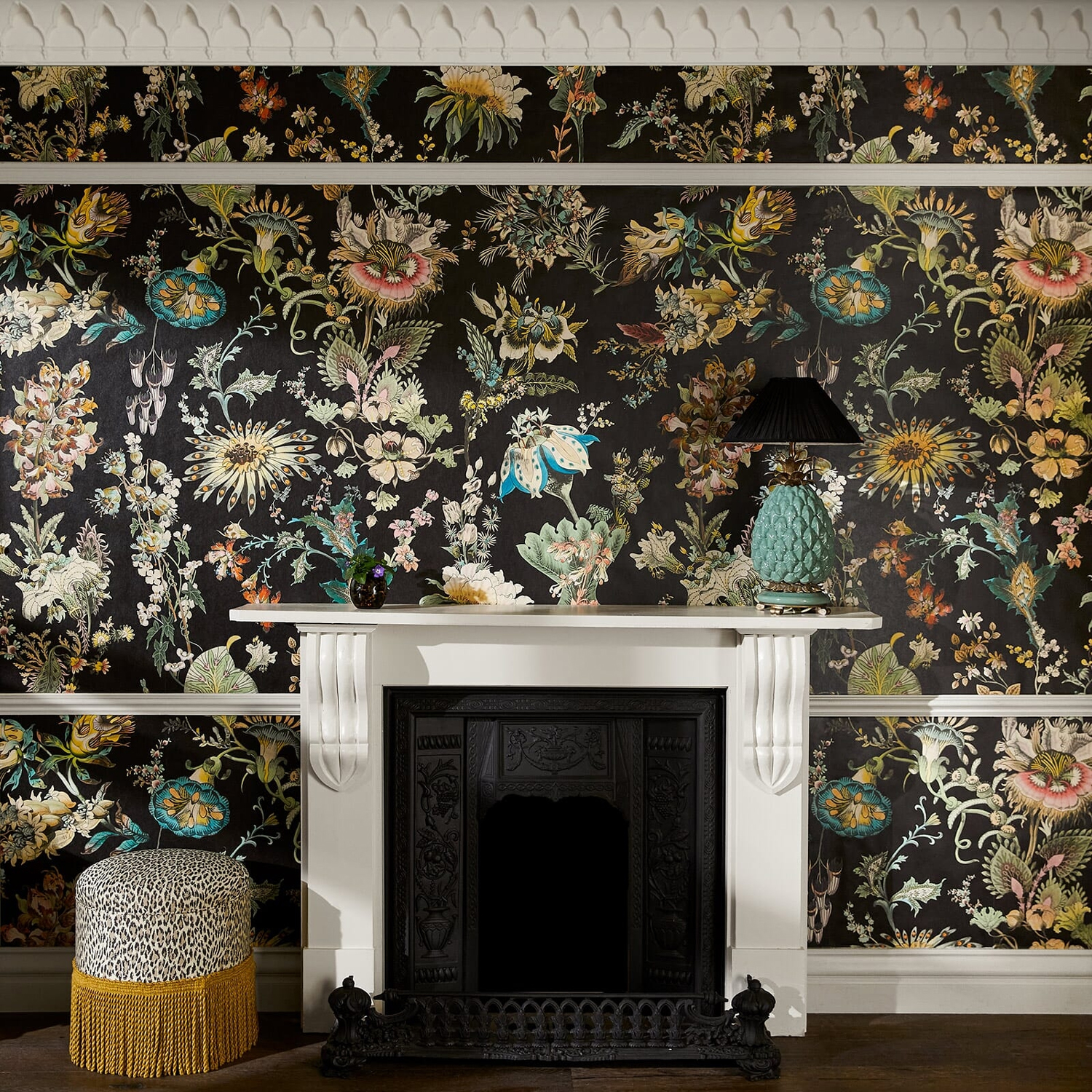 Wandbild Flora Fantasia - Noir