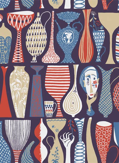 Tapete Stig Lindberg Pottery - 1760