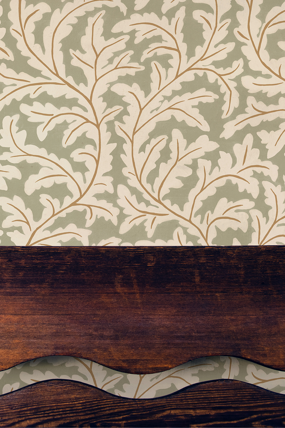 Tapete Frond Ogee - Sage
