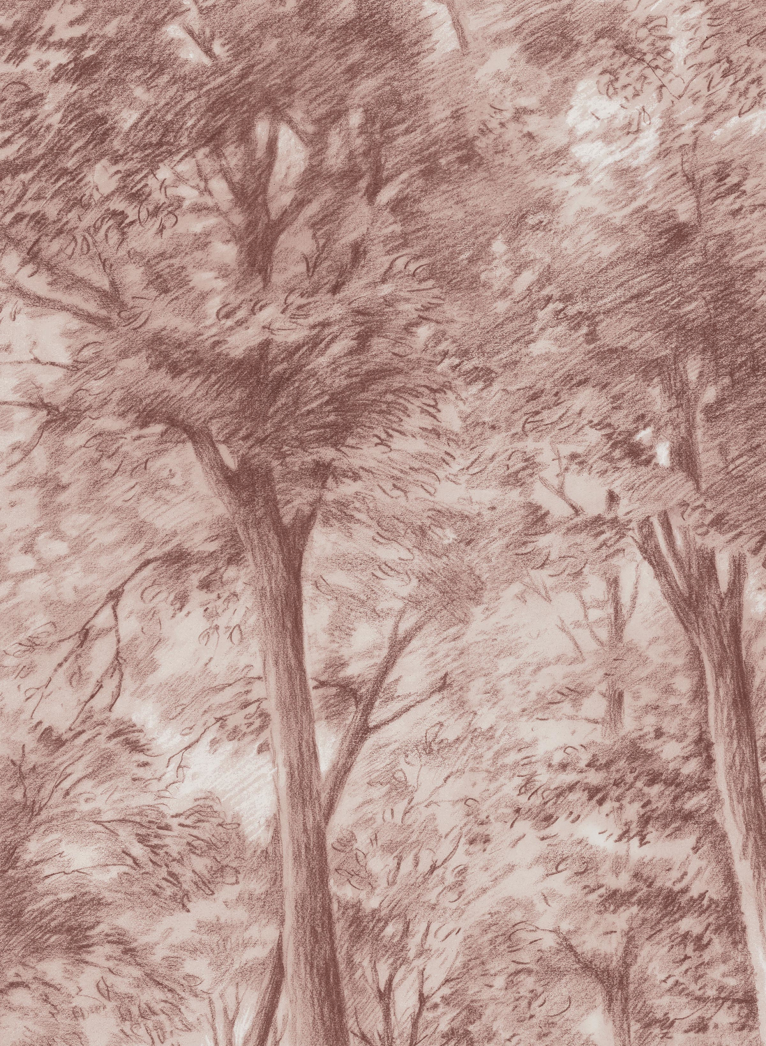 Wandbild Sketch of Trees - 9634W