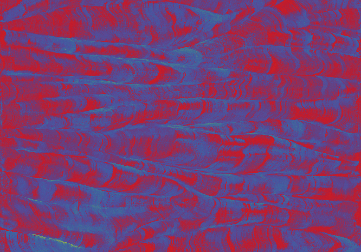 Wandbild Sand Waves - Magma
