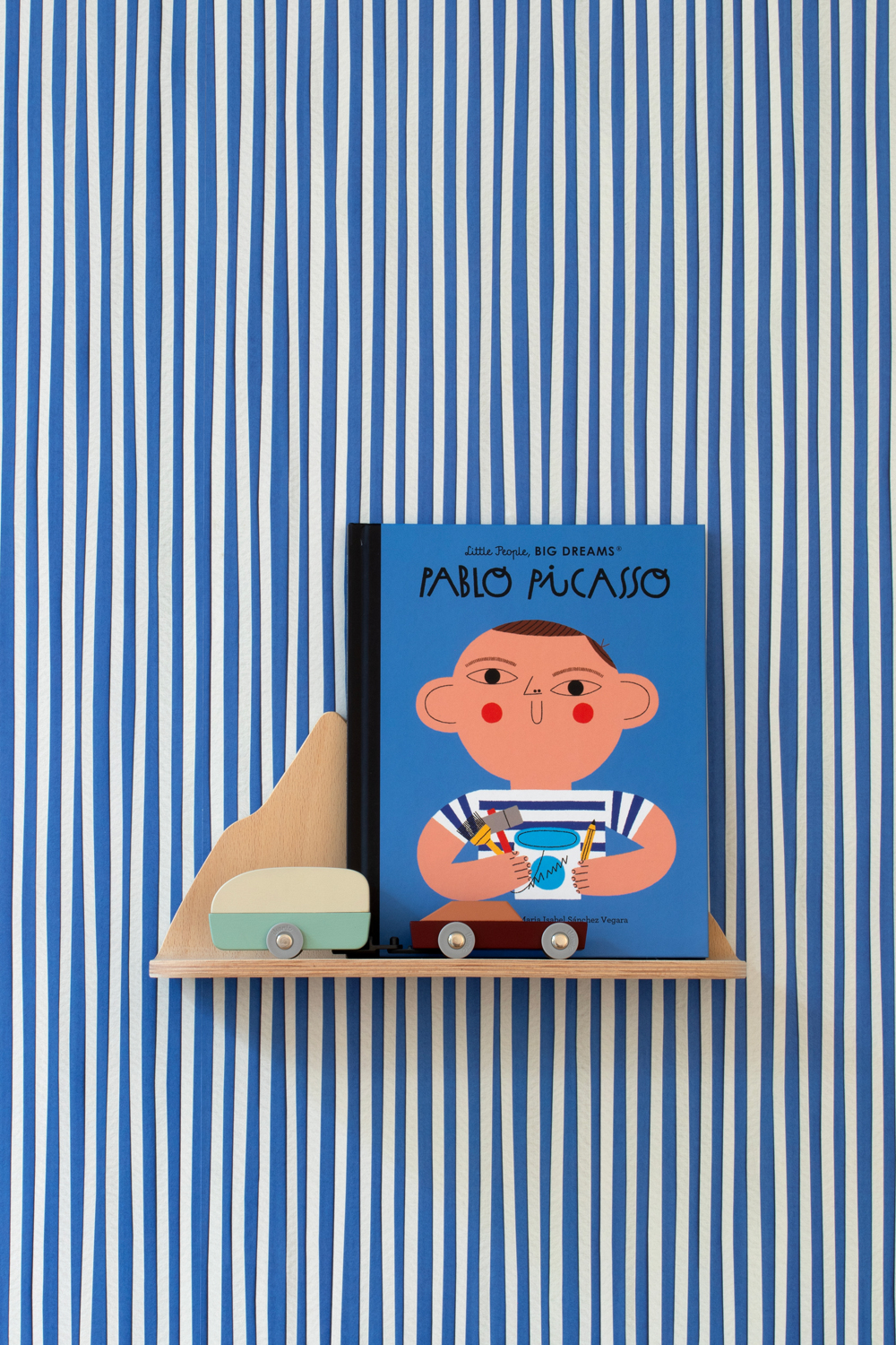 Tapete Stripes / Strepen - Cobalt Blue / Kobaltblauw