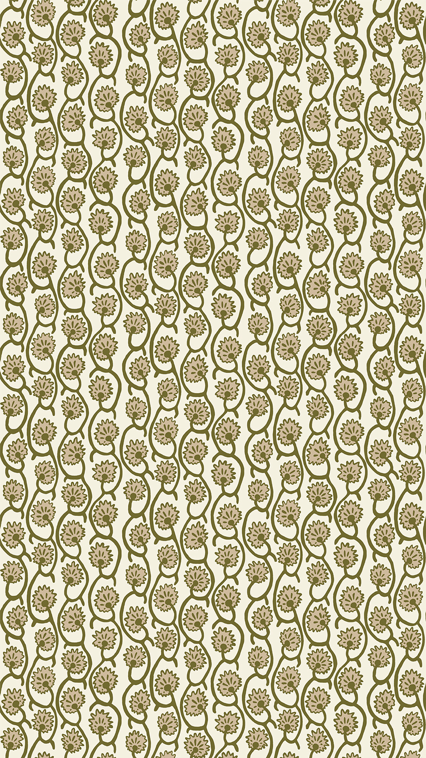 Tapete Geranium Stripe - Trixie/ Cromwell Stone/ Ruscombe White