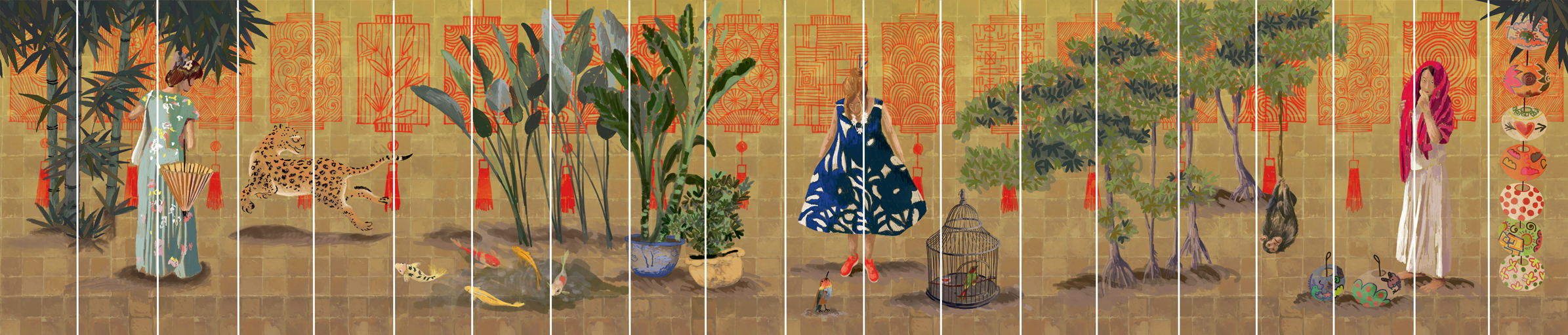 Wandbild Un Conte Fantastique - Panel 1