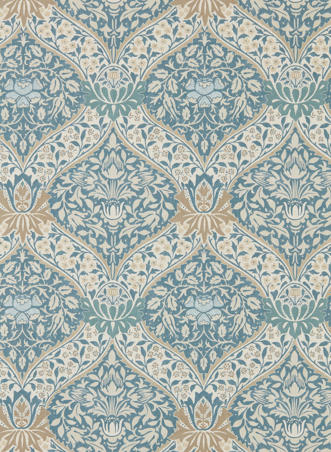 Tapete Norbury - Woad/ Linen