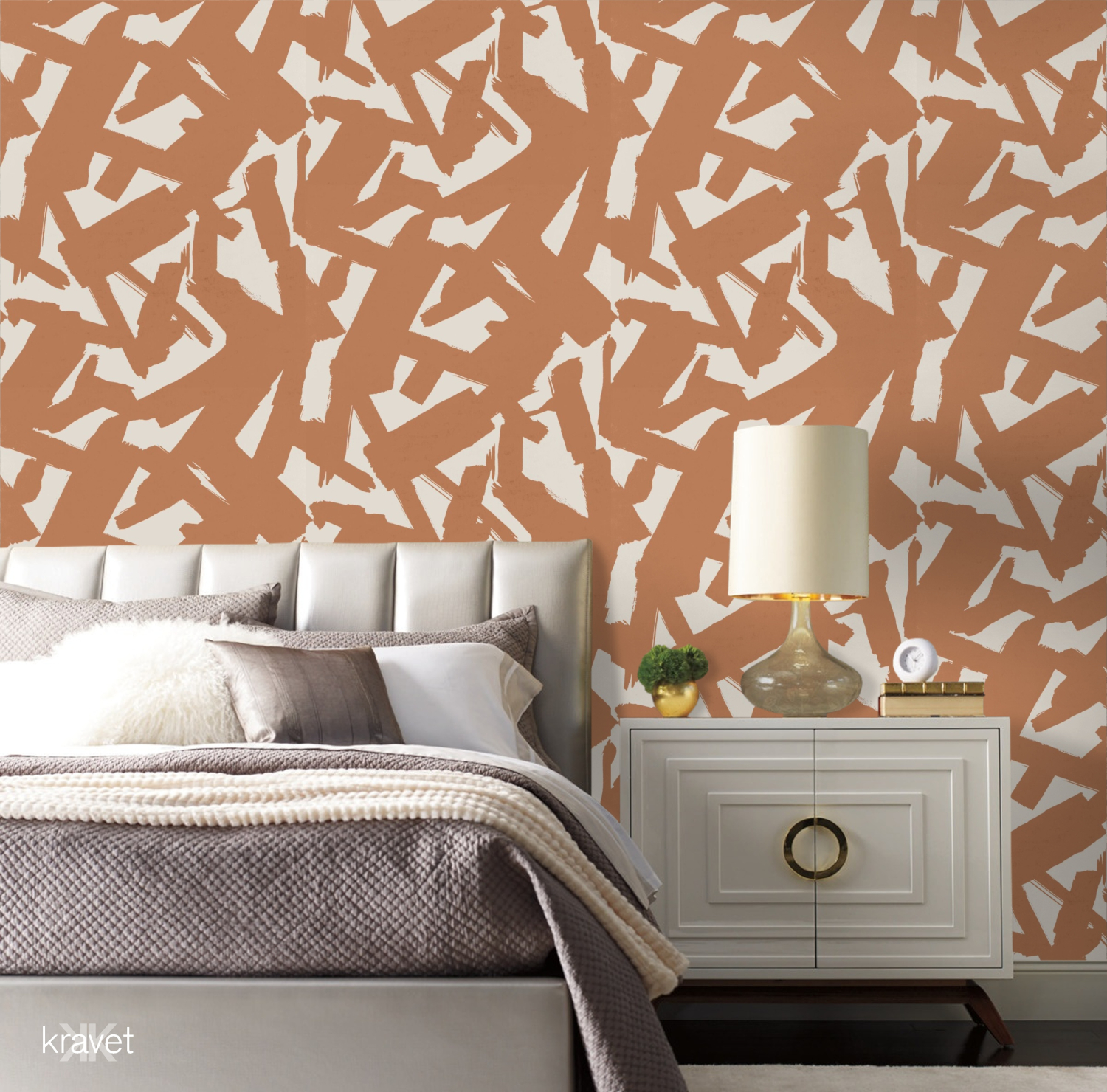Tapete Bold Lines - Clay