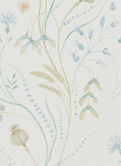 Tapete Summer Harvest - Cornflower/ Wheat