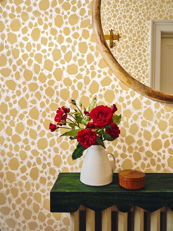 Wallpaper Scattered Ink - Ochre