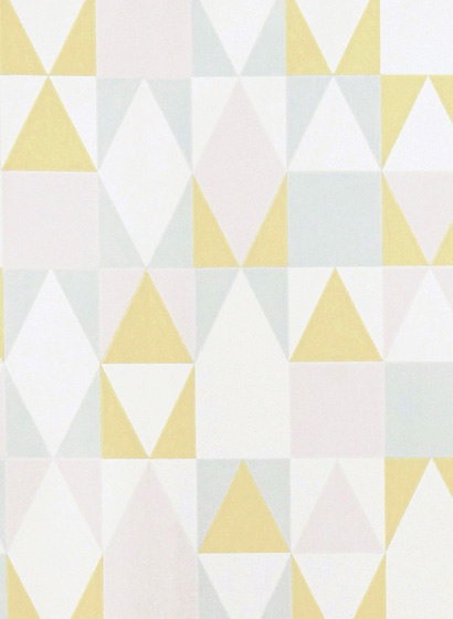 Tapete Alice - Soft Pink/ Yellow/ Grey/ Cream White