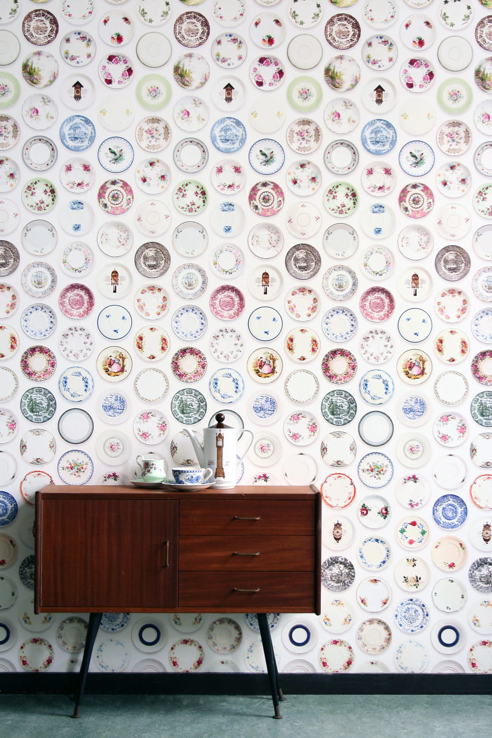 Tapete Porcelain Colorful - Porcelain Colorful
