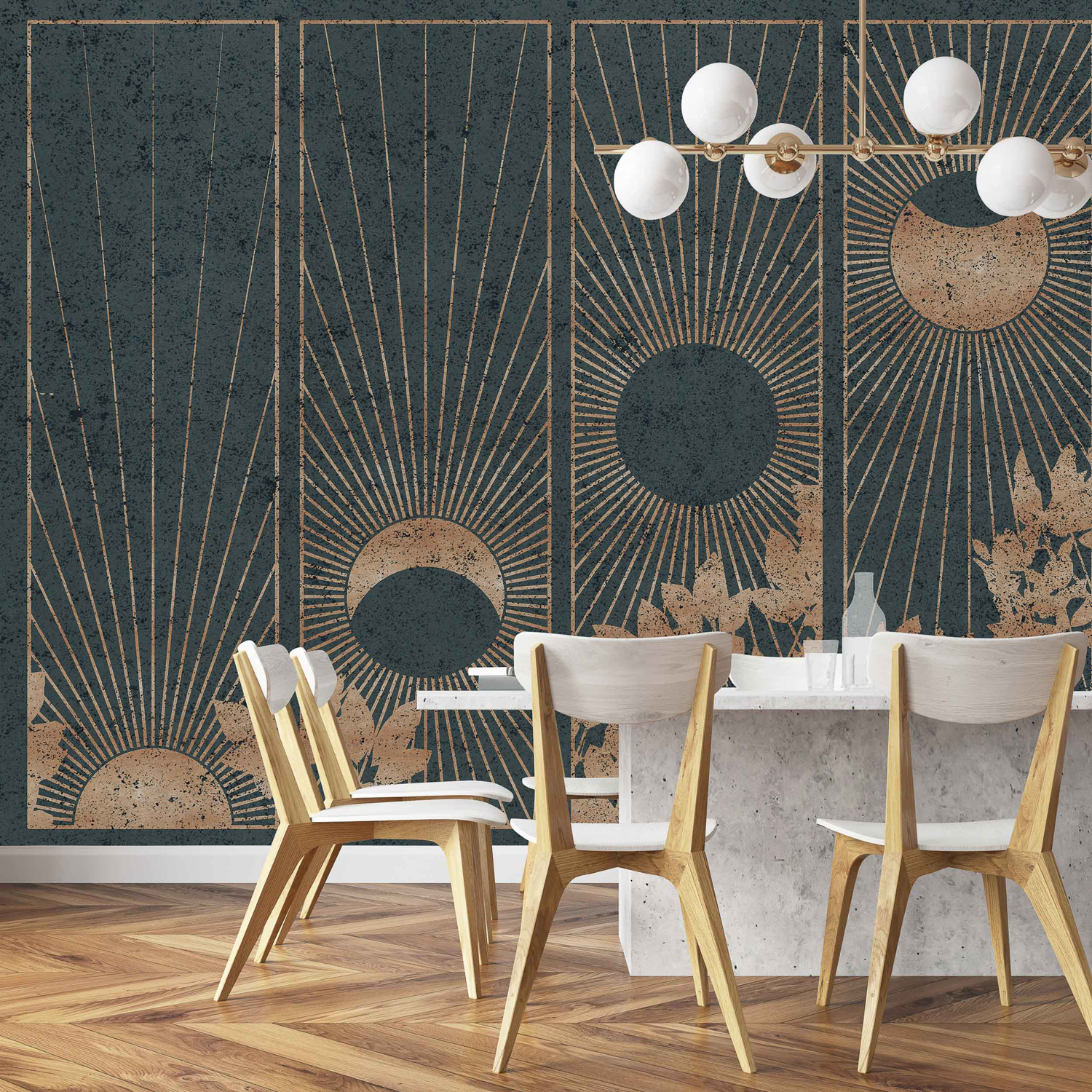 Wandbild Da Lat - Gold