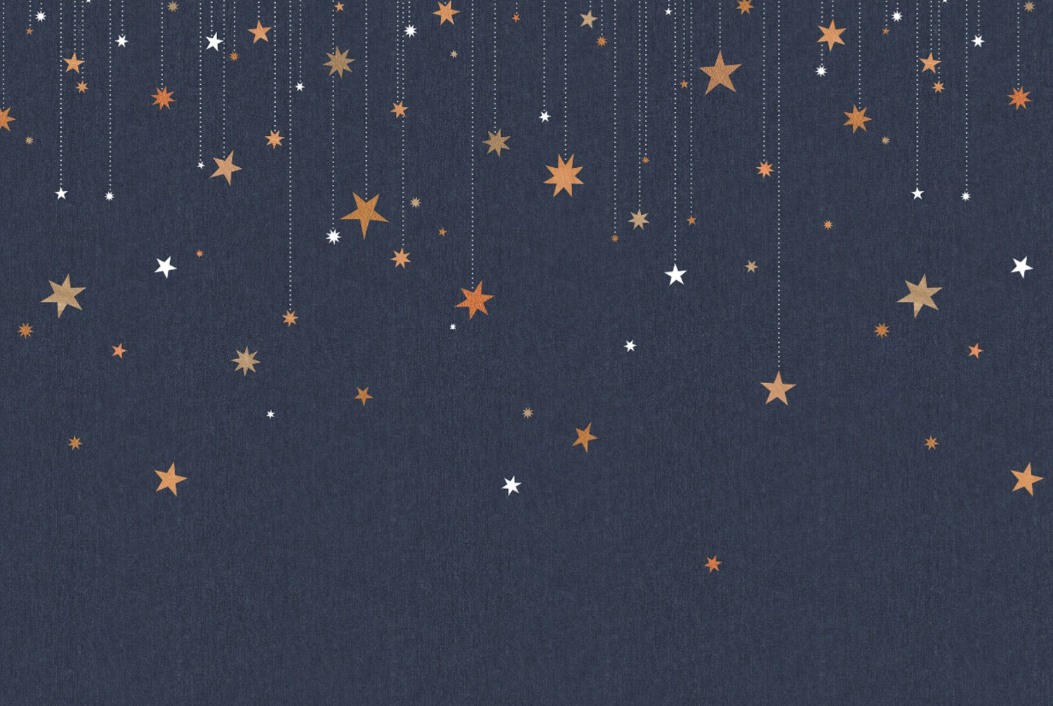 Wandbild Stargazing - Blue
