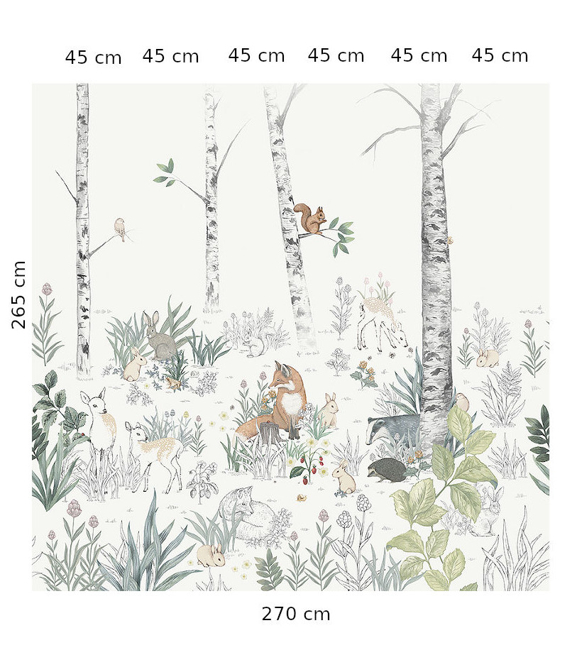 Wandbild Magic Forest - 7481