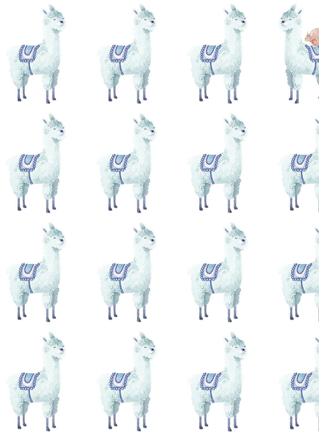 Tapete Alpaca Rebel - Sky