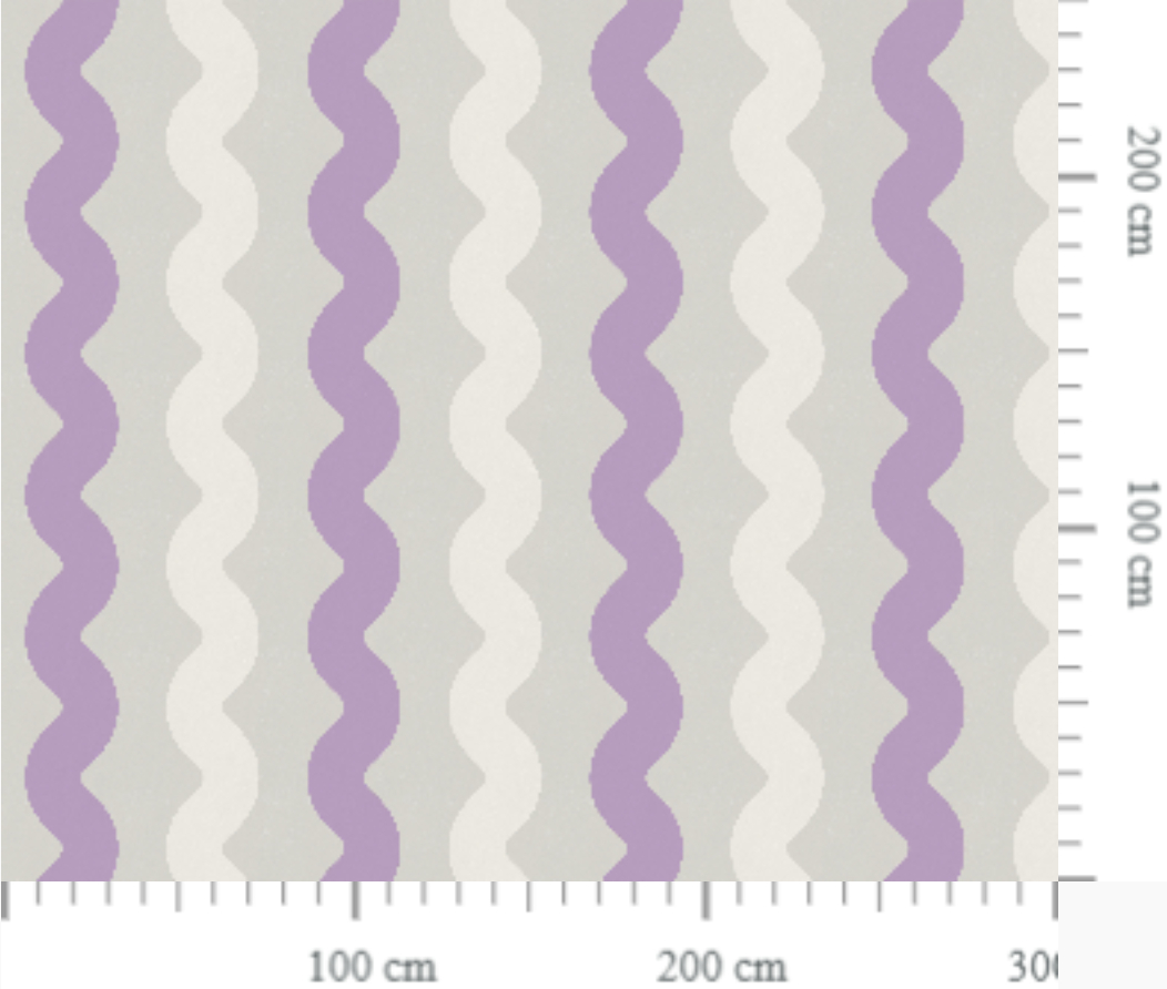 Wandbild Wobbly - Lilac