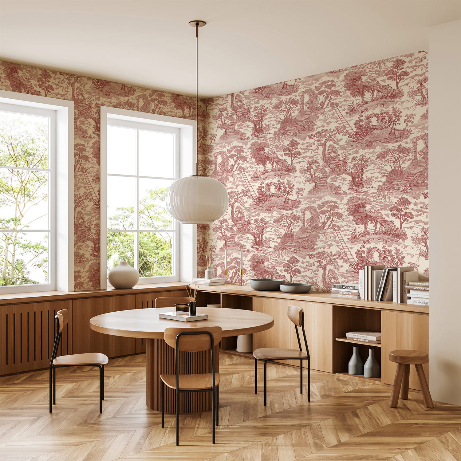 Tapete Islet Hoping Toile - Red