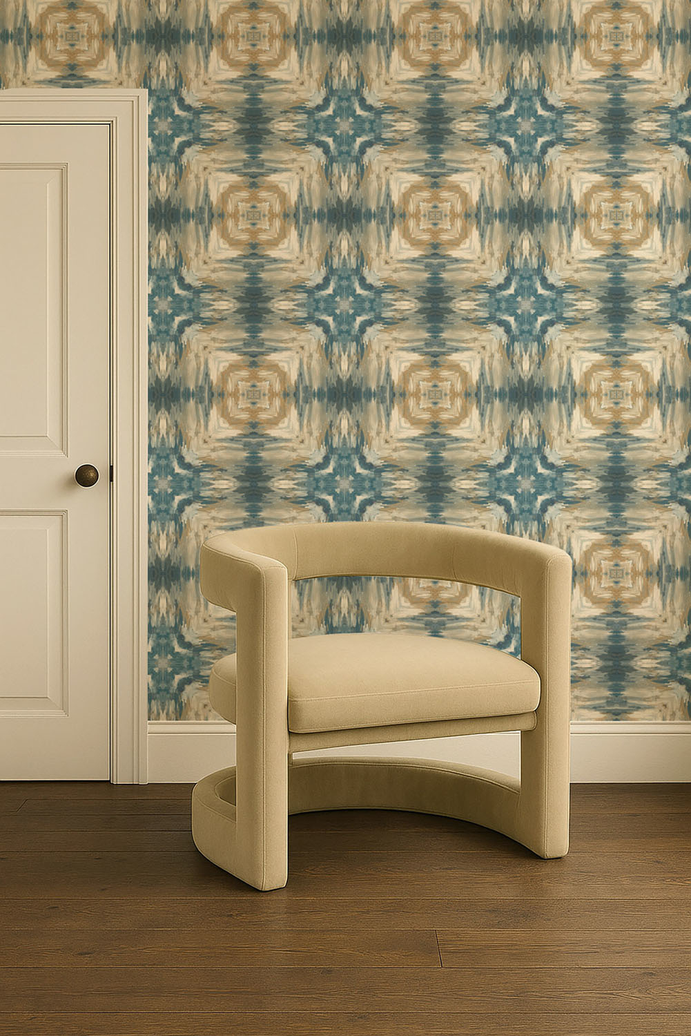 Papier peint Kalia - Midnight/ Antique
