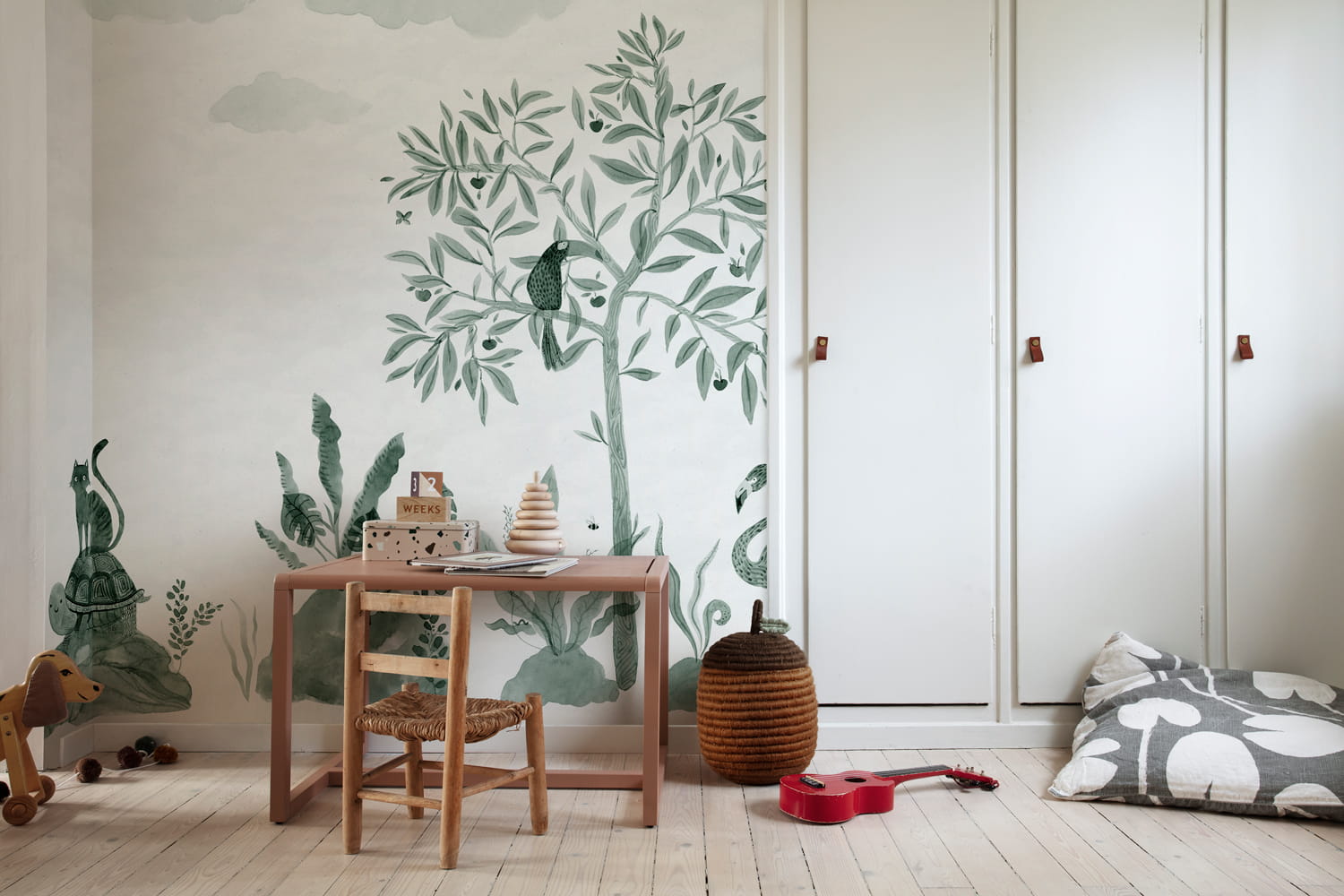 Wandbild Wilton - Jade