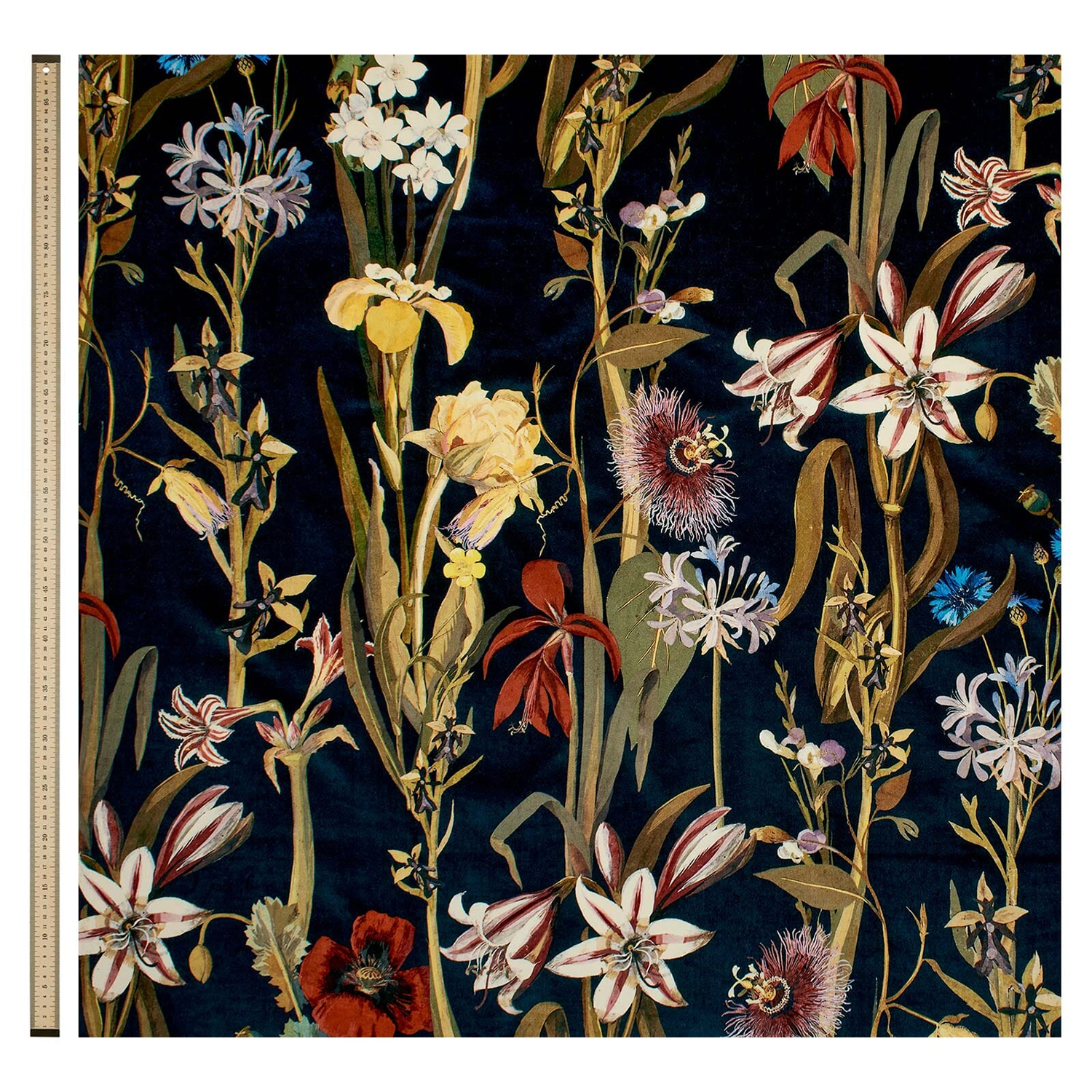 Stoff Flora Delanica - Velvet - Midnight