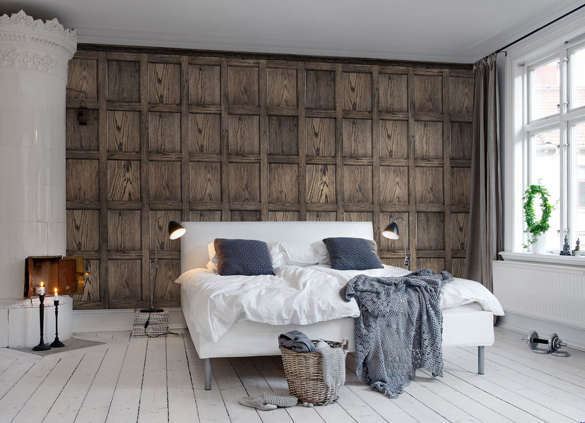 Wandbild Panel - Wood