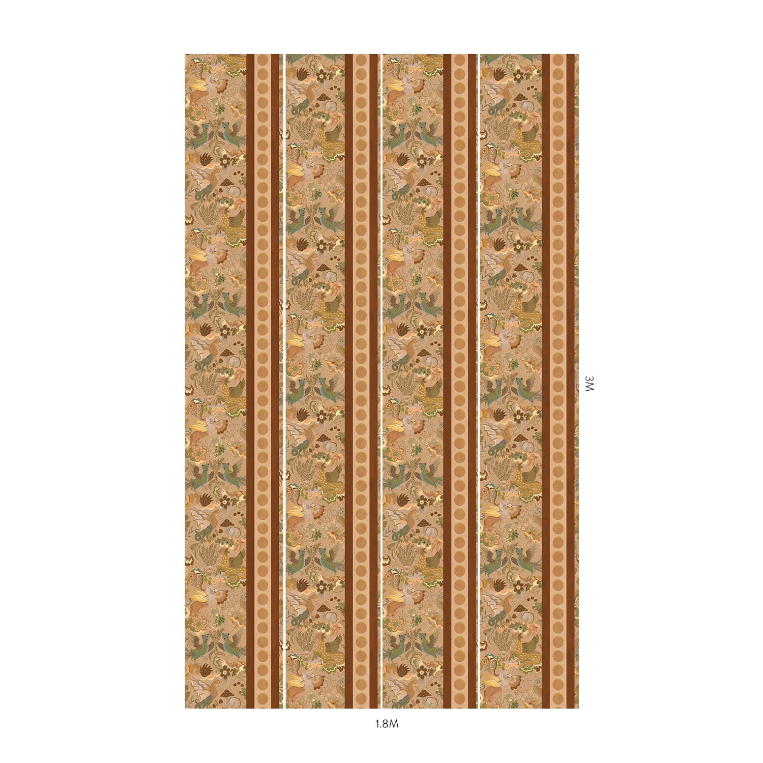 Tapete Phantasia by Pierce and Ward - Taupe