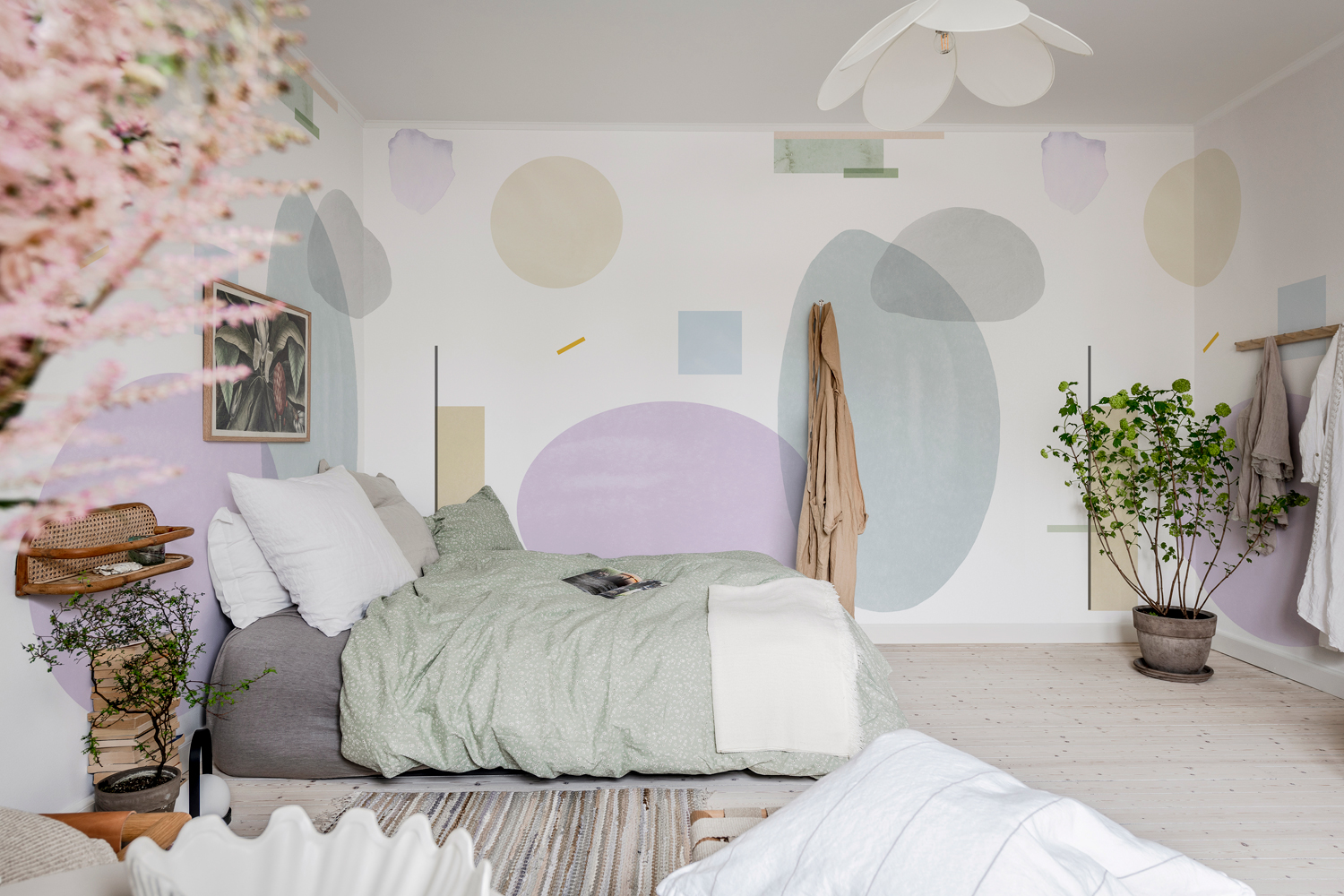 Wandbild Geometry - Lilac