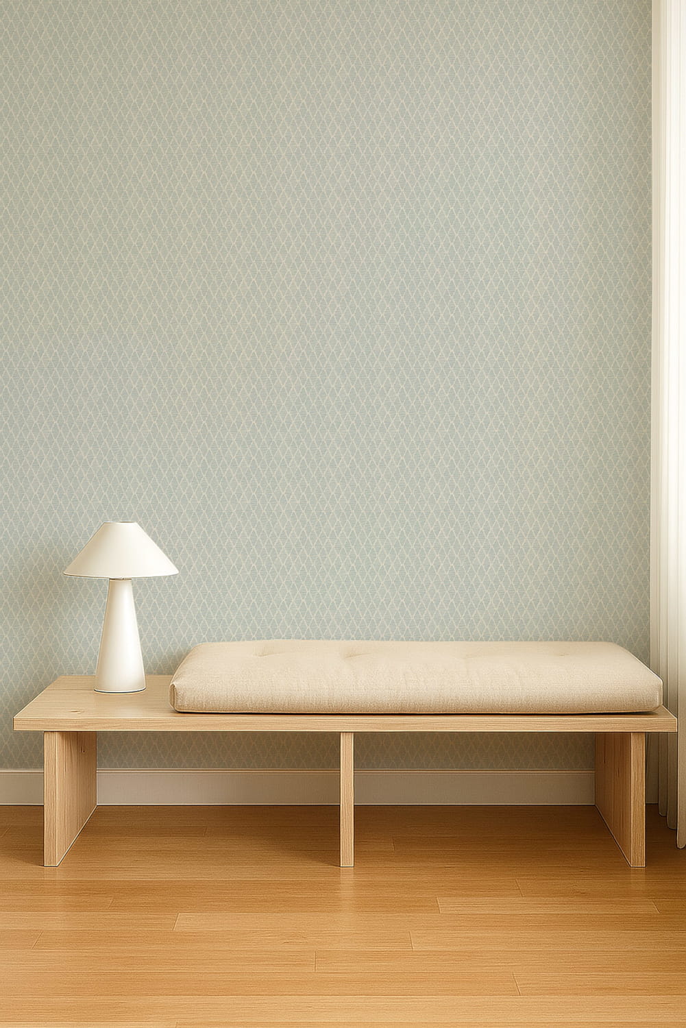 Tapete Triangle Trellis - Coast Blue