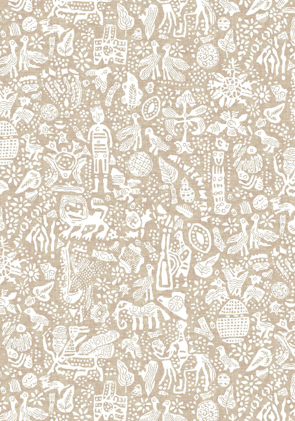 Carta da parati Minna Maze - Raffia
