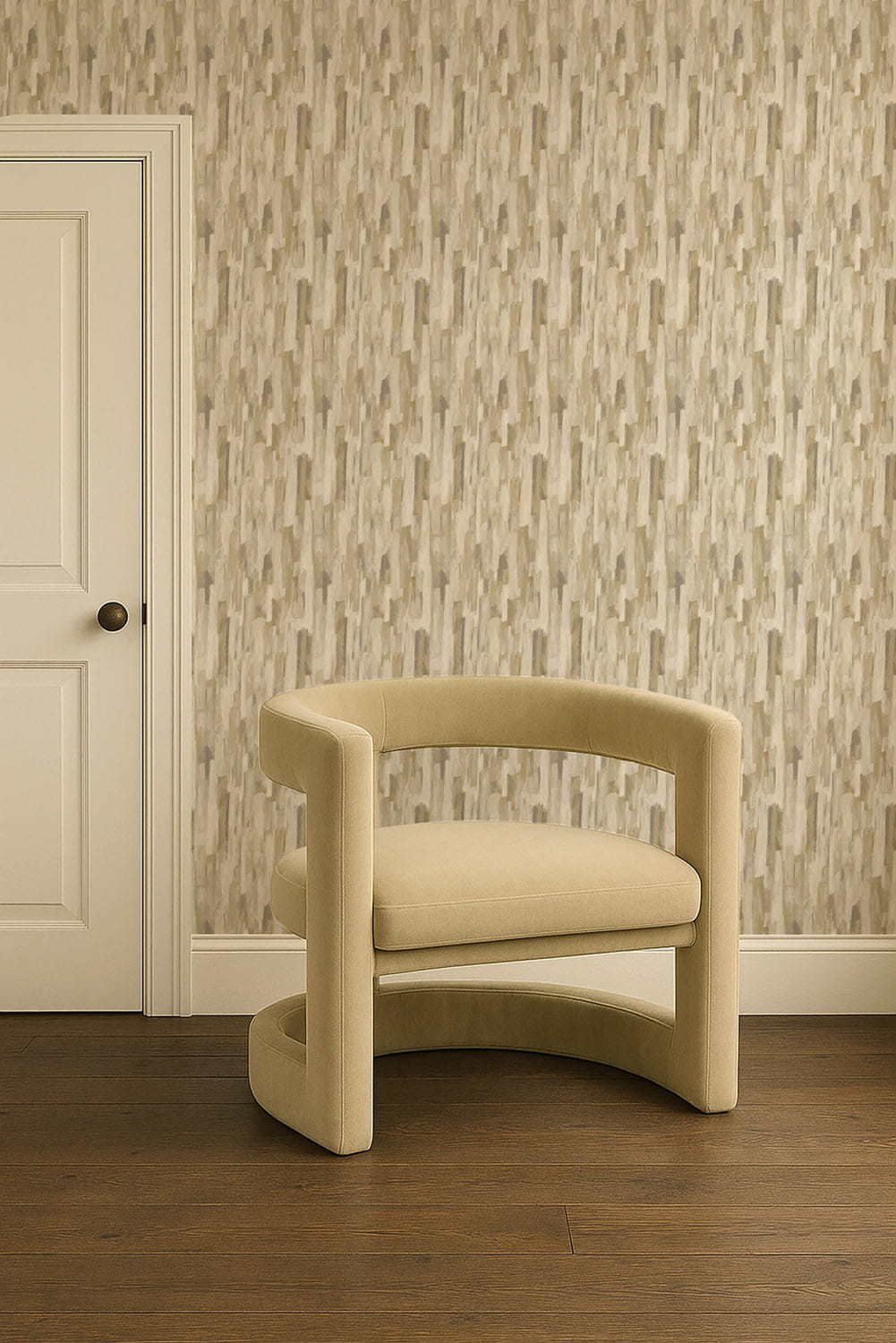 Tapete Cityscape - Linen/ Mocha