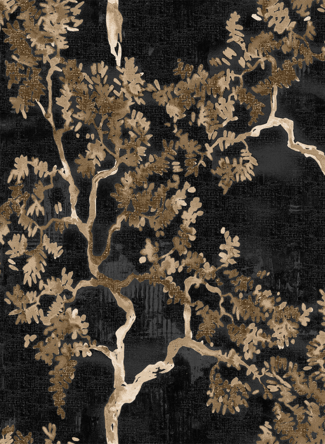 Tapete Willow Poem - Onyx