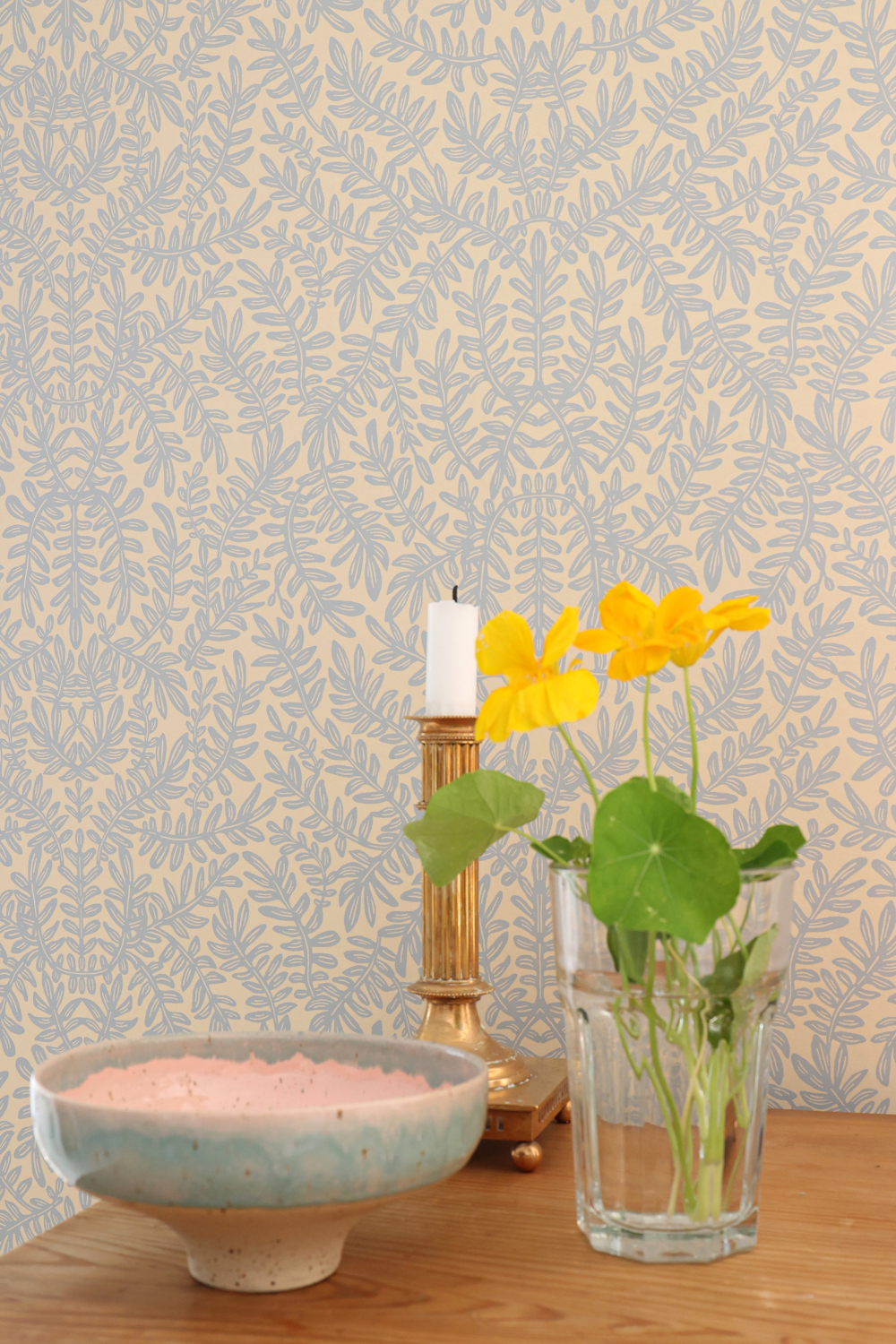 Tapete French Blond - Sea Breeze Blue