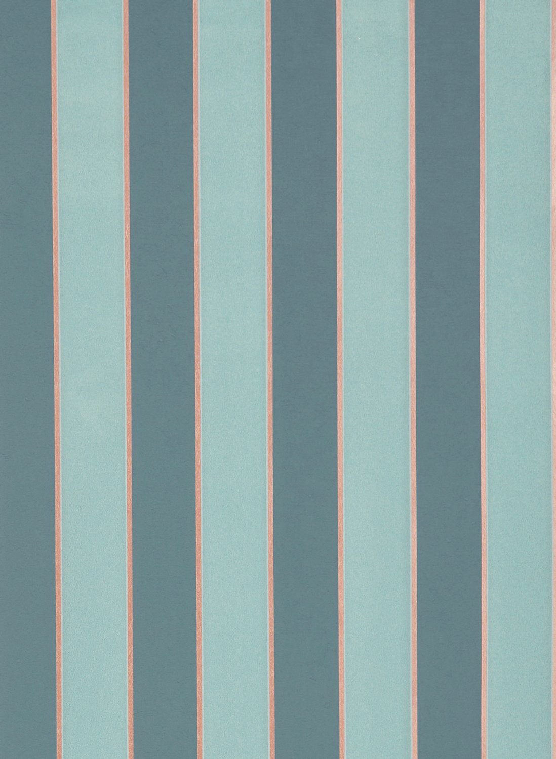 Tapete Regency Stripe - Duck Egg/ Copper