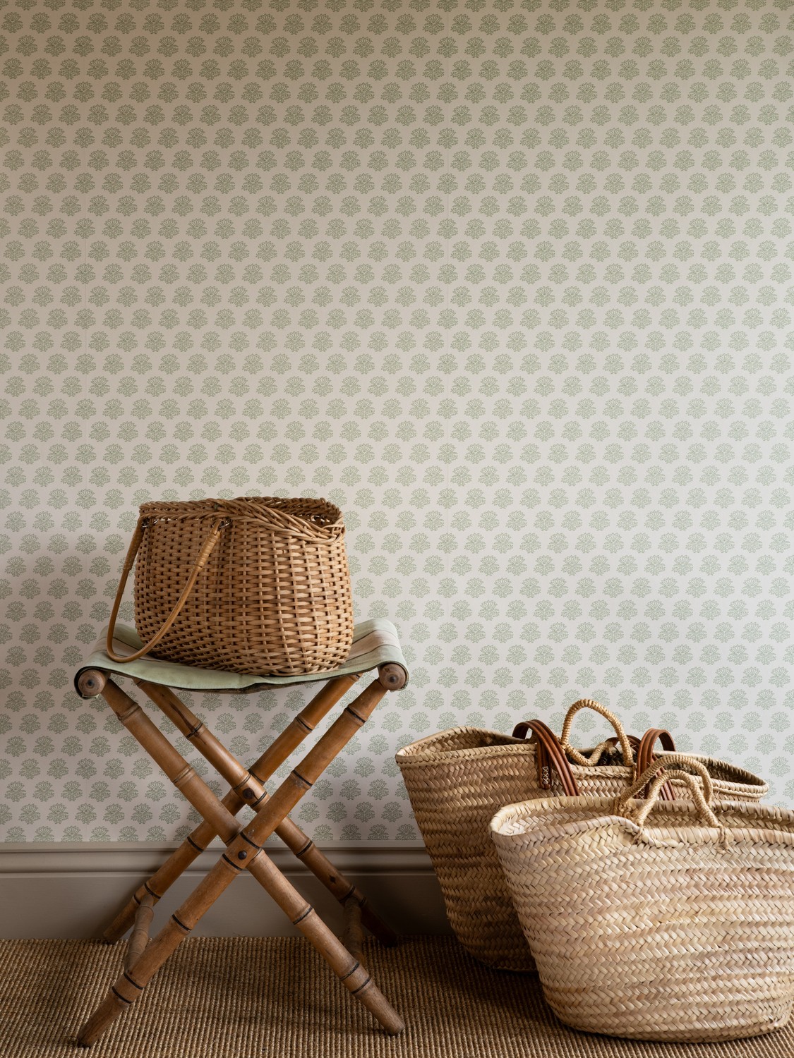 Wallpaper India - Sage Green