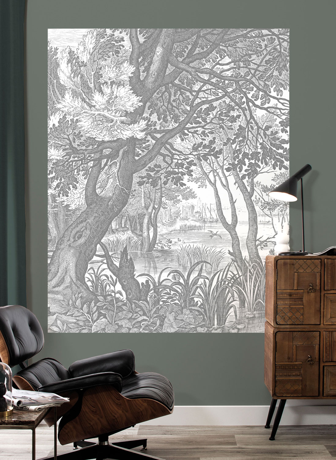 Wandbild Engraved Landscapes 4
